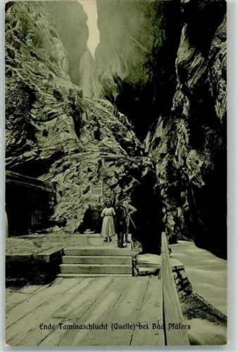 7312 Pfäfers - Ende Taminaschlucht Quelle