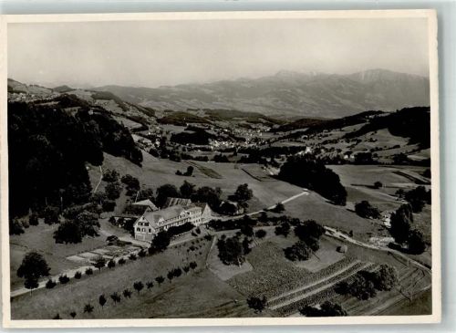8340 Hinwil Foto AK Kurhaus Hasenstrick Foto Zangg Fliegeraufnahme
