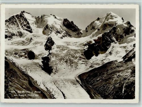 Piz Bernina - Roseg von Fuorcla Surley aus