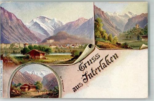 3800 Interlaken Foto AK Gruß aus