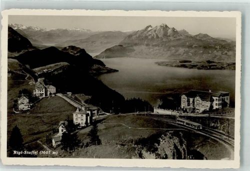 6410 Rigi Staffel Foto AK Bergbahn