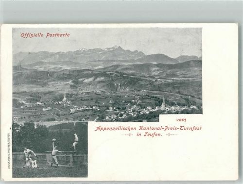 9053 Teufen AR Gebrauchsspuren Turnfest