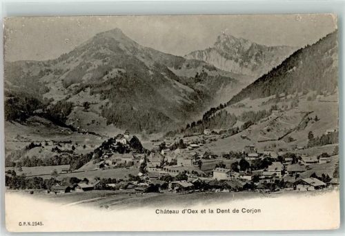 1660 Château-d´Oex 1905 - Dent de Corjon