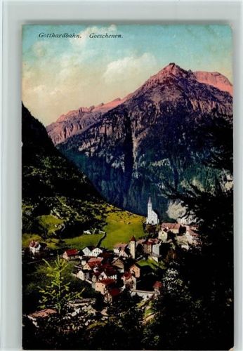 6487 Göschenen Göscheneralp - Gotthardbahn Ortsansicht