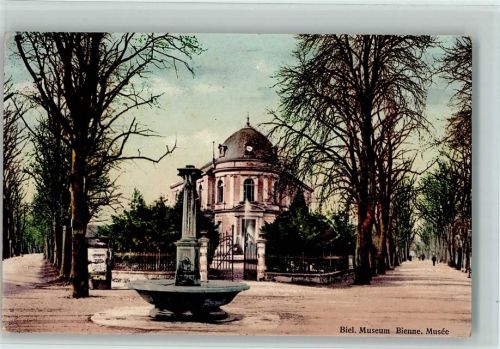 2500 Biel/Bienne 1910 - Museum Brunnen Alleen