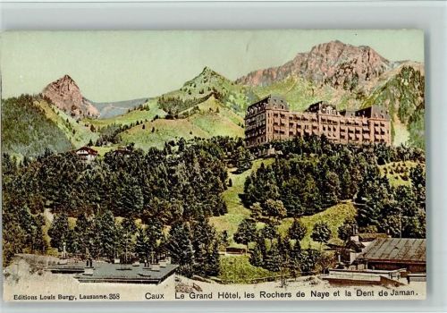 1824 Caux - Hôtel les Rochers de Naye et la Dent de Jaman