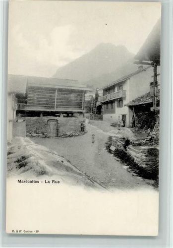 1923 Les Marécottes - la Rue