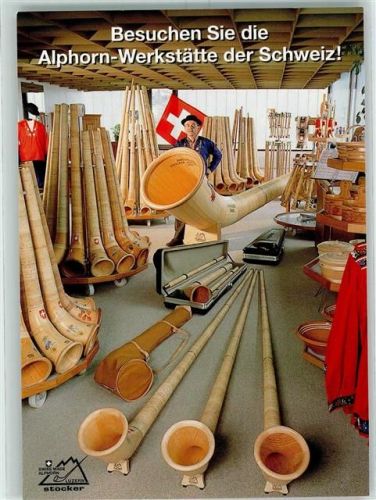 Kriens Alphornbau Stocker Herstellung Werkstatt Beruf Alphorn