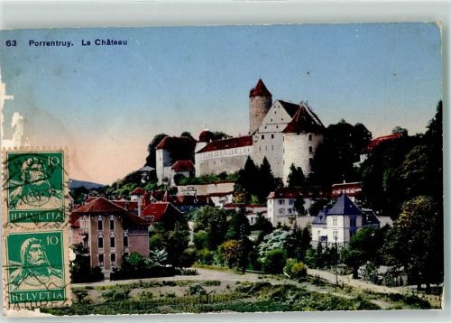2900 Porrentruy Pruntrut Gebrauchsspuren Schloss