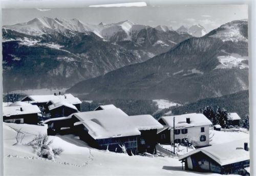 7019 Fidaz - Berg Panorama Schnee