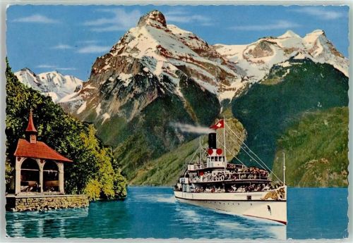 6452 Sisikon Gebrauchsspuren Harmonika Weltfestival Luzern Tellskapelle Urnersee Dampfschiff