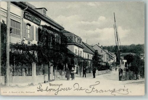 2926 Boncourt 1899 - Bahnschranke