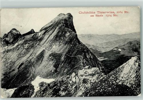 Tierwies 1911 - Clubhütte