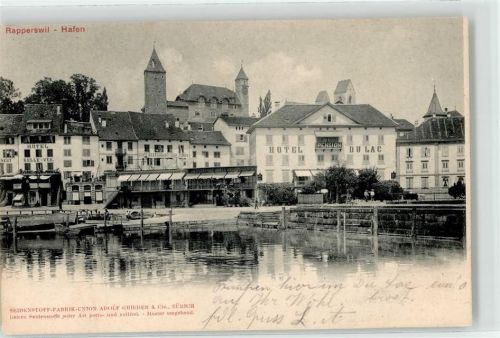 8640 Rapperswil SG - 1904 Hafen Hotel Belle Vue Hotel Du Lac