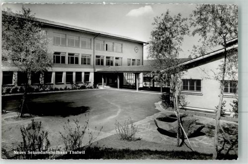 8800 Thalwil Foto AK Sekundasschulhaus