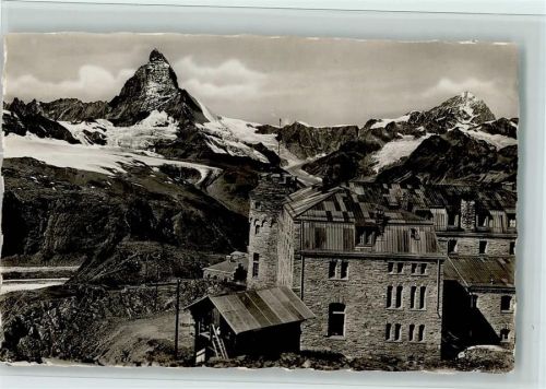 3920 Zermatt - Gornergrat-Hotel Matterhorn und Dent Blanche