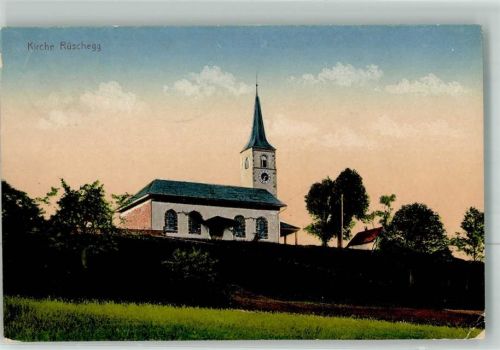 3153 Rüschegg Gambach 1920 Foto AK Kirche