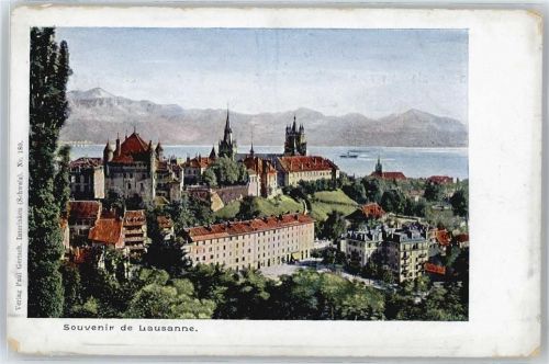 1000 Lausanne Losanna - Panorama AKU2