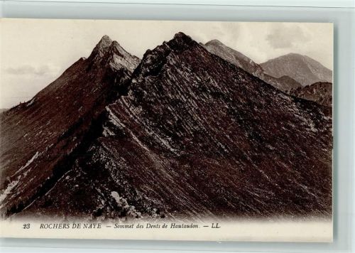 Rochers de Naye - Sommet des Dents de Hautaudon