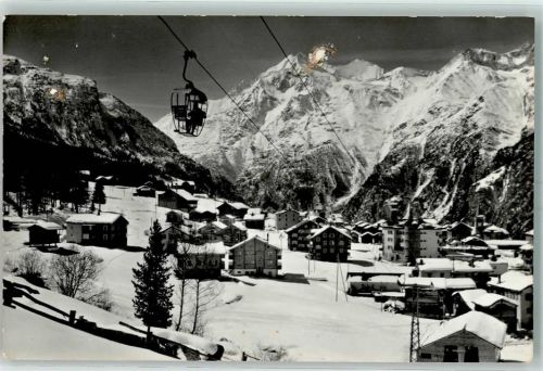 3925 Grächen - Sesselbahn Weisshorn Brunegghorn Bieshorn Winter