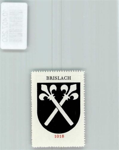 4225 Brislach - Vignette Wappen Kaffee Hag 1920-1940 Lilienzepter