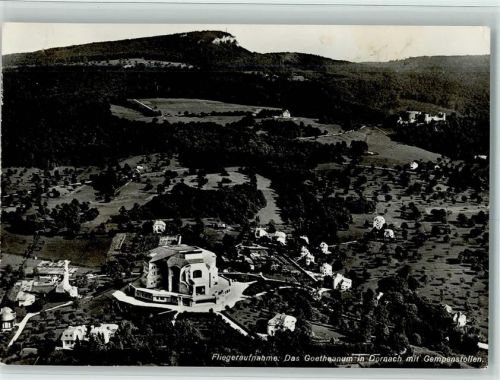 4143 Dornach - Das Goetheanum in Dornach mit Gempenstollen Fliegeraufnahme