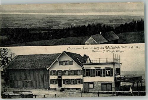 9205 Waldkirch 1915 Foto AK Gasthaus Tannenberg