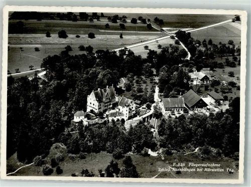 8560 Märstetten Foto AK Fliegeraufnahme Schloss Altenklingen