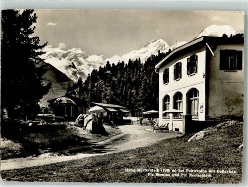 7504 Pontresina Foto AK Hotel Morteratsch