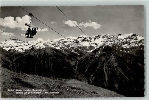 8784 Braunwald - Sesselbahn Kärpfstock Hausstock