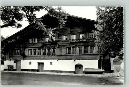 3713 Reichenbach im Kandertal Foto AK Gasthaus zum Bären Foto Gyger