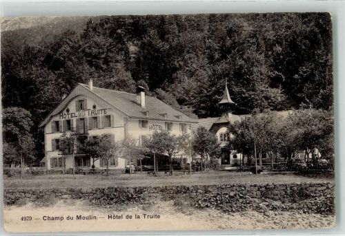 2149 Brot-Dessous Gebrauchsspuren Hotel de la Truite Champ du Moulin