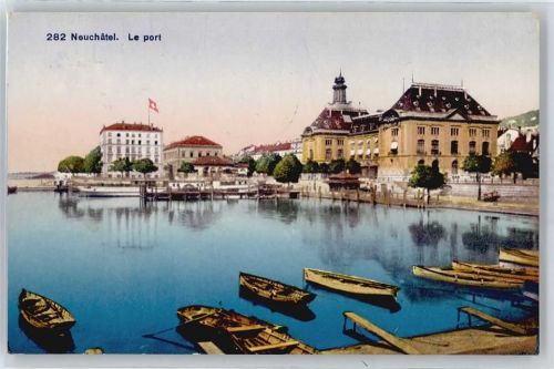 2000 Neuchâtel Neuenburg - Le port, Hafen