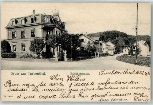 8488 Turbenthal 1905 - Bahnhofstraße