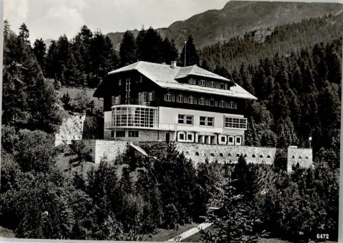 7514 Sils/Segl Maria Foto AK Pension Ferienheim Mira Margna