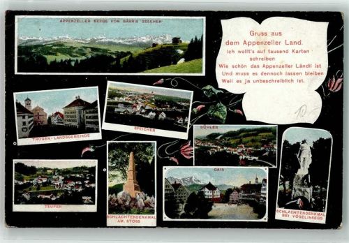 9042 Speicher 1908 - Gruss aus dem Appenzellerland
