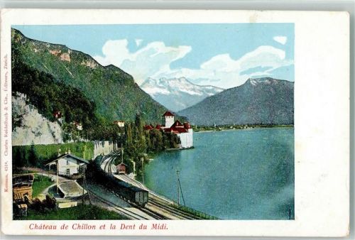 Chillon Chateau - Villeneuve Dent du Midi Eisenbahn