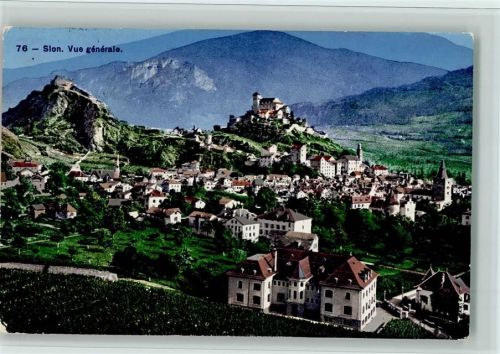 1950 Sion Sitten - Vue générale