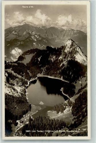 Tanay See 1931 - Lac Tanay et Alpes Vaudoises