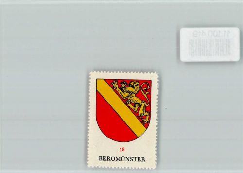 6215 Beromünster - Vignette Wappen Kaffee Hag ca 1920-1940