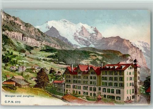 3823 Wengen 1907 - und Jungfrau