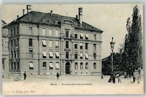 3000 Bern Berne 1905 - Stadtisches Gymnasium Laterne Kinder Poste Militaire Batallion 9