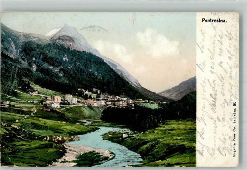 7504 Pontresina 1906 Gebrauchsspuren