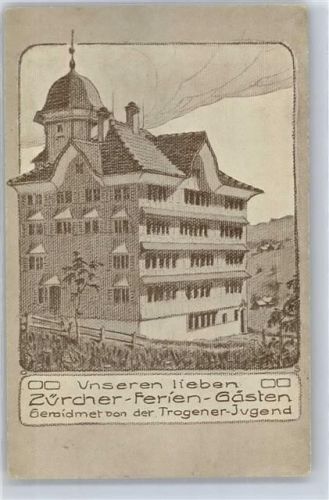 9043 Trogen - 1919, Erholungsheim, Trogener Heim, Einweihung 31.Mai 1919