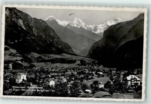 3812 Wilderswil Foto AK Feldpost Stab Flieger und Flab.TRP.