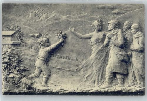 1915 Wandbild Motiv Schweiz