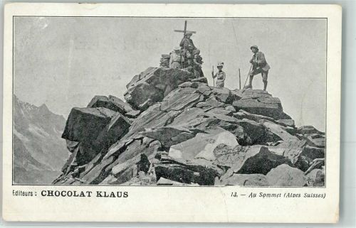 Bergsteiger Werbung Klaus Schokolade