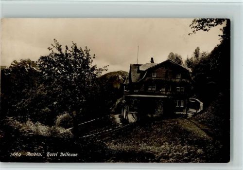 8873 Amden 1927 - Hotel Bellevue, Verlag Frei & Co, gute Erhaltung AK