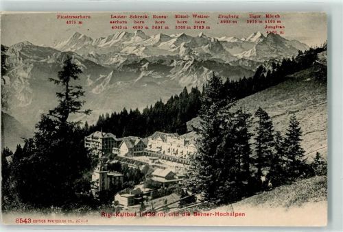 6356 Rigi Kaltbad 1907 - Hotel Bernerhochalpen