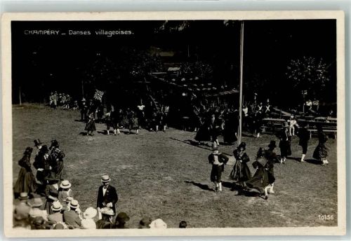 1874 Champéry - Danses villageoises